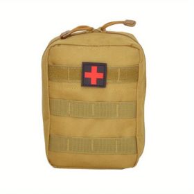 Outdoor Multifunctional MOLLE Attachment Medical Kit Climbing Survival KitOutdoor Gear Emergency Kits Trauma Bag Adventures (BAG ONLY) - Khaki