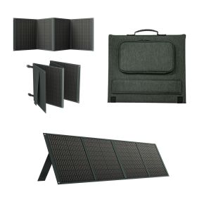 110W Foldable Solar Panel for Power Station USB+PD Mobile Devices Serial & Parallel MC4 Portable Solar Panel with Adjustable Kickstand for Rooftop