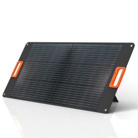 100W Portable Solar Panel Charger Monocrystalline Foldable Solar Panel Kit ; 20V Foldable Solar Panel with Adjustable Kickstand; Solar Charger - 100W