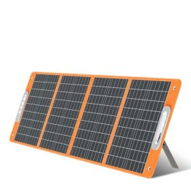 100W 18V Portable Solar Panel; Flashfish Foldable Solar Charger with 5V USB 18V DC Output Type-C Output; Smartphones; Tablets and More - 100W