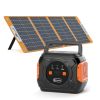 320W Portable Power Station; Flashfish 292Wh 80000mAh Solar Generator Backup Power With LASHFISH 18V/100W; Portable Solar Charger - A301+TSP18100