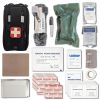 Field First Aid Kit (IFAK) | 44 Piece | Compact Personal First Aid Kit | Backpacking; Camping; Emergency; Travel; Tactical; Survival IFAK - Black