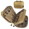 Excursion Gear Organizer; Backpack Organizer | Utility MOLLE Bag Pouch | Backpacking; Day Packs; 72 Hour Kits; First Aid Supplies - Tan