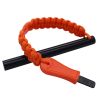 Hot Strike Ferro Rod Fire Starter | Tool with Premium Striker and Lanyard with Buckle | Large Flint & Steel Survival Kit (5 x 1/2 in) - Orange