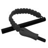 Hot Strike Ferro Rod Fire Starter | Tool with Premium Striker and Lanyard with Buckle | Large Flint & Steel Survival Kit (5 x 1/2 in) - Black