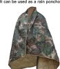 Kylebooker Camo Woobie Blanket Waterproof Poncho Liner for Outdoor Camping; Hiking; Hunting; Survival; Backpacking; Picnicking - US Woodland Camo