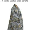 Kylebooker Camo Woobie Blanket Waterproof Poncho Liner for Outdoor Camping; Hiking; Hunting; Survival; Backpacking; Picnicking - Super Tree Camo