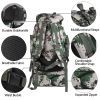 100L Large Military Camping Backpack Waterproof Camo Hiking Travel Tactical Bag - Dark Blue