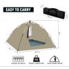 Camping dome tent is suitable for 2/3/4/5 people, waterproof, spacious, portable backpack tent, suitable for outdoor camping/hiking - as Pic