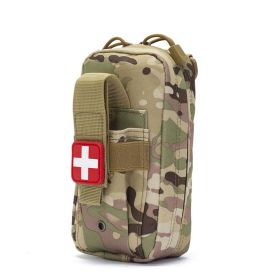 Tactical Medical EDC Pouch EMT Emergency Bandage Tourniquet Scissors IFAK Pouch First Aid Kit Survival Bag Military Pack - Camouflage