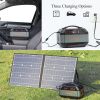 Gofort 330W Portable Power Station, 299Wh Solar Generator Backup Power Supply with 2X 110V AC Outlets, 4X 12V DC Outlets and 4X USB Outlets - 299Wh