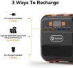 Flashfish 120W Portable Power Station, 98Wh/26400mAh Solar Generator Backup Power Battery Pack With AC/DC/Type-c/USB/ 110V Power Bank - A101