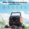 320W Portable Power Station; Flashfish 292Wh 80000mAh Solar Generator With AC/DC/100W PD Type-c/QC3.0/Wireless Charger; CPAP Battery Pack - A301