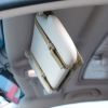 Car Organizer Sun Visor Holder Pouch Sunshade Receiving Bag Storage Bag Fits Most Vehicles - khaki