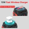 GOFORT 320W Portable Power Station 292Wh Wireless Charger 15W PD 100W & 100W 18V Portable Solar Panel - A301 Red