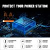 Portable Power Station; 500W Solar Generator with 484Wh Backup Lithium Battery; Outdoor Generators with LED Light - 484