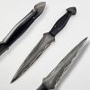 Vetus Dagger Knife with Sheath - Fixed Blade Martial Arts Knife - Dual Edge Blade For Outdoors; Tactical; Survival and EDC Double Egde Knife - Micarta