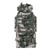 100L Large Military Camping Backpack Waterproof Camo Hiking Travel Tactical Bag - Jungle Camouflage