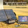 Gofort 330W Portable Power Station, 299Wh Solar Generator Backup Power Supply with 2X 110V AC Outlets, 4X 12V DC Outlets and 4X USB Outlets - 299Wh