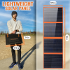 KingBoss Portable 120w Solar Panel High Efficiency Waterproof; with Multiple Outputs and 3-Kickstand; Optimal Solar Coverage - 120W