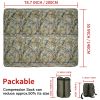 Kylebooker Camo Woobie Blanket Waterproof Poncho Liner for Outdoor Camping; Hiking; Hunting; Survival; Backpacking; Picnicking - Super Tree Camo