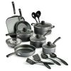 Primaware 18 Piece Non-stick Cookware Set - gray