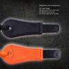 Hot Strike Ferro Rod Fire Starter | Tool with Premium Striker and Lanyard with Buckle | Large Flint & Steel Survival Kit (5 x 1/2 in) - Orange