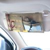 Car Organizer Sun Visor Holder Pouch Sunshade Receiving Bag Storage Bag Fits Most Vehicles - khaki