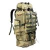 100L Large Military Camping Backpack Waterproof Camo Hiking Travel Tactical Bag - Desert Camo