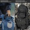 Compact Gear Organizer; Backpack Organizer | Utility MOLLE Bag; Pouch | For Backpacking; Tactical Backpacks; Day Packs; 72 Hour Kits - Black