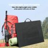 50W 18V Portable Solar Panel, Foldable Solar Charger with 5V USB 18V DC Output Compatible with Portable Generator - 50W