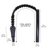 Hot Strike Ferro Rod Fire Starter | Tool with Premium Striker and Lanyard with Buckle | Large Flint & Steel Survival Kit (5 x 1/2 in) - Black