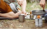 Outdoor Mini Stainless Steel Folding Wood Stove Wood Stove Portable Bbq Camping Stove - CBD055