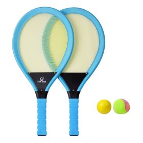 Children'S Tennis Racket Toy Kids Beginner Kindergarten Set (Color: blue)