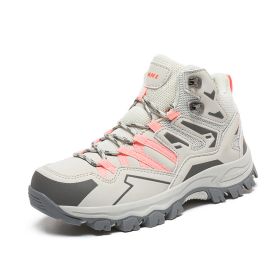 Hiking Same High-top Outdoor Shoes Sneaker (Option: Pink-39)